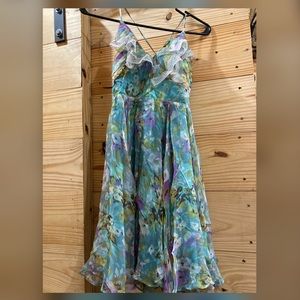 Colorful Aryn K summer Dress!